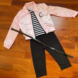 Girls Pink Ladies Costume